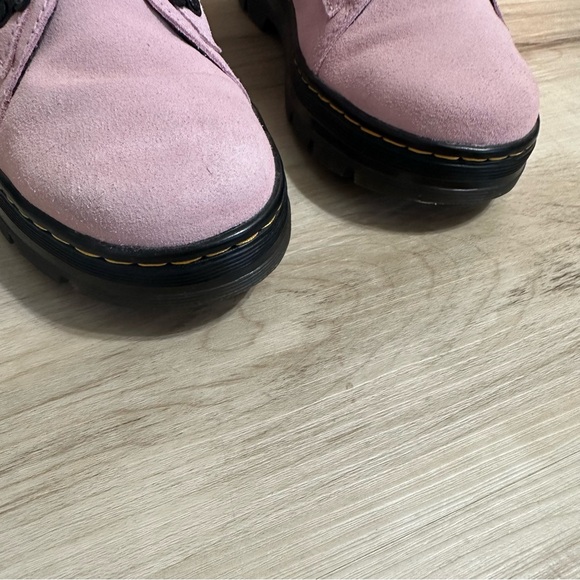 Dr. Martens COMBS Hiker Style Combat Boots in Pink Hi Suede Size 9 - Picture 3 of 12